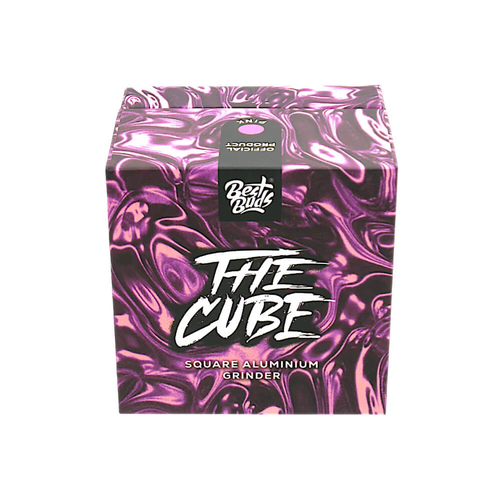 Best Buds "The Cube" Square Aluminium Grinder (50mm)