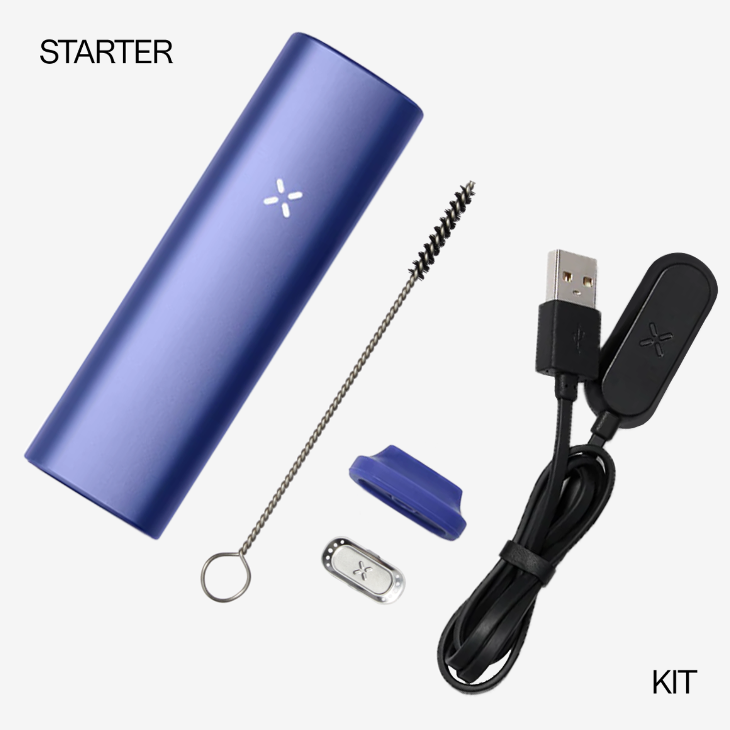 PAX Plus Starter Kit vaporizer blue