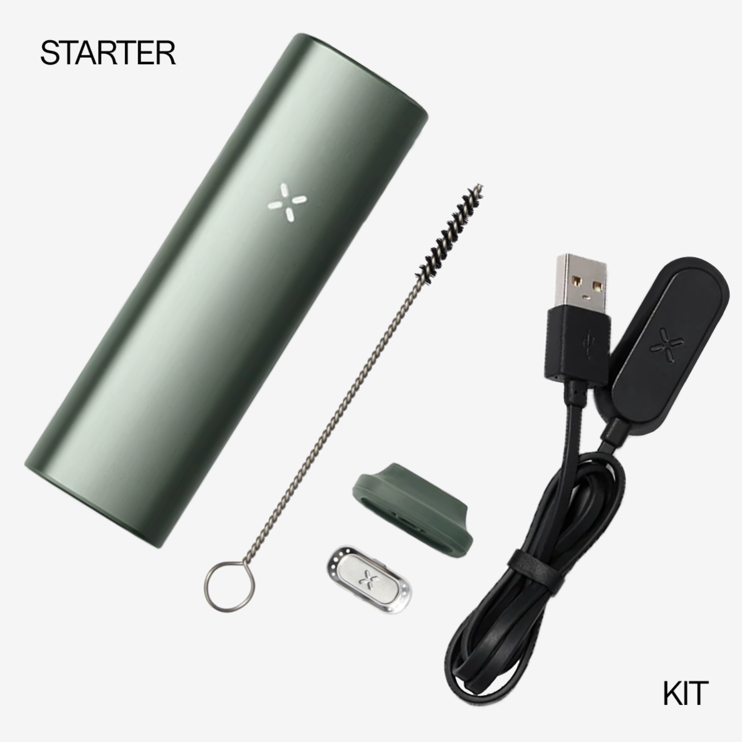 PAX Plus Starter Kit vaporizer green