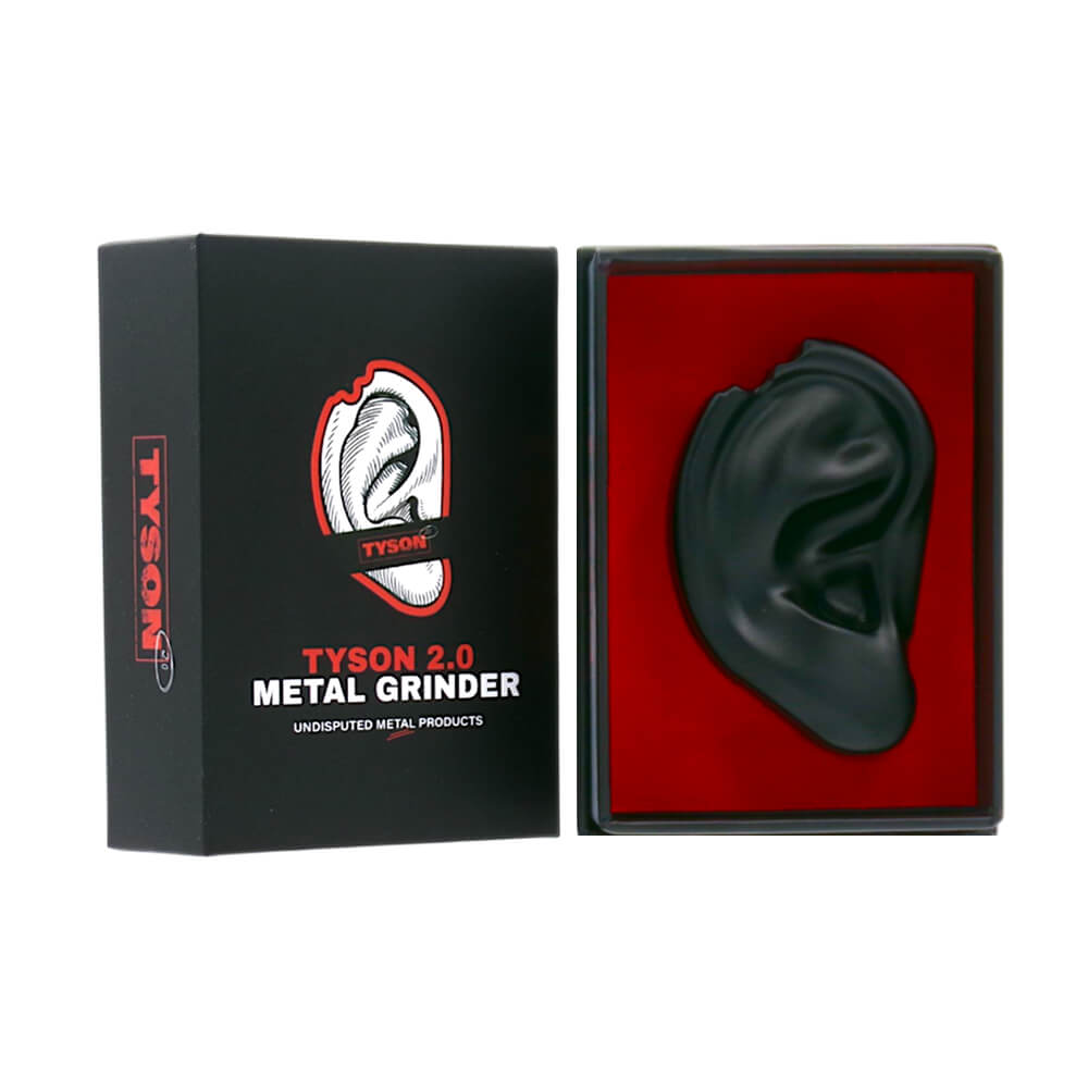 Tyson 2.0 Metal Grinder Mike Bite 2 piezas - Negro