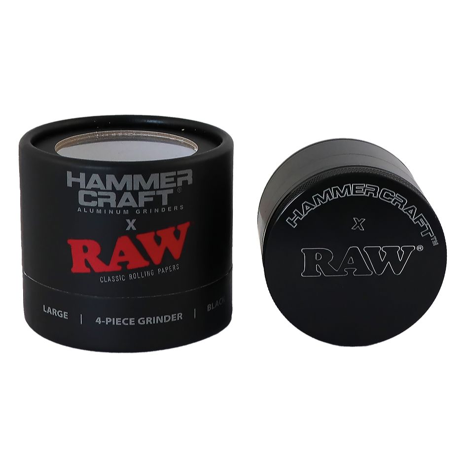 Martillo RAW Craft grande de aluminio Grinder 4 piezas - 60 mm