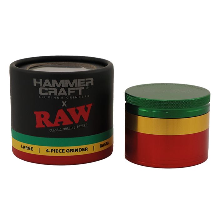 Martillo RAW Craft grande de aluminio Grinder 4 piezas - 60 mm