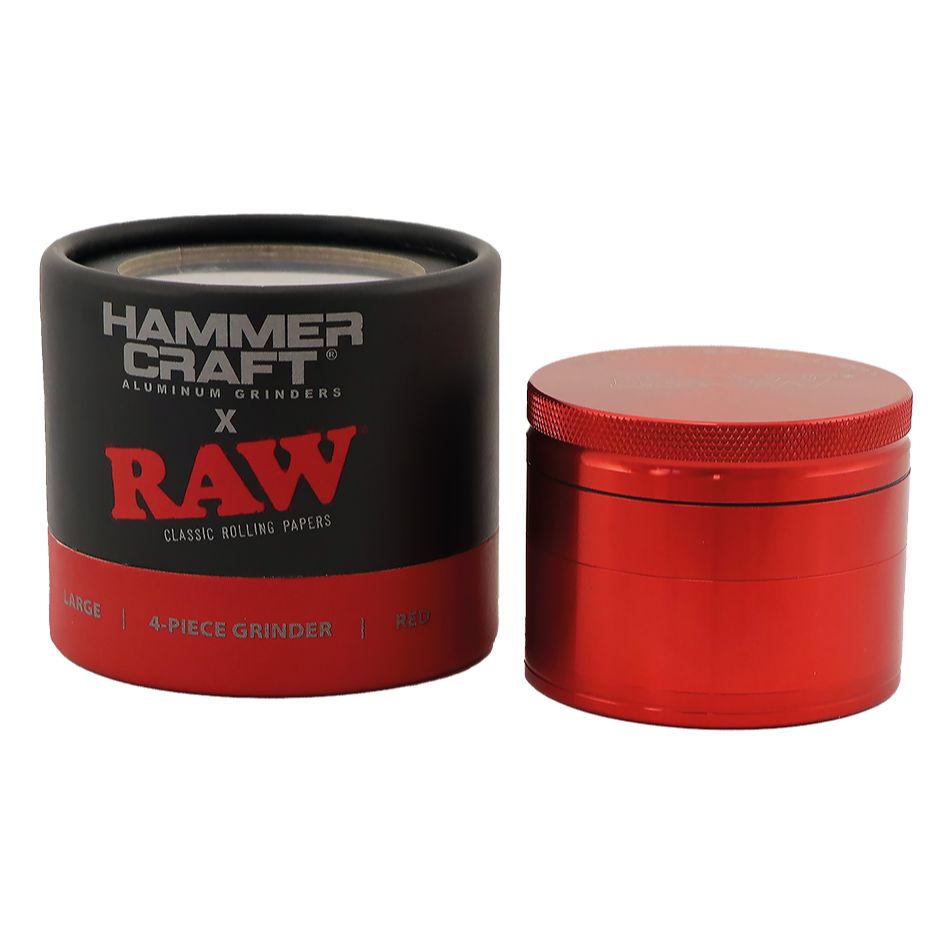 Martillo RAW Craft grande de aluminio Grinder 4 piezas - 60 mm