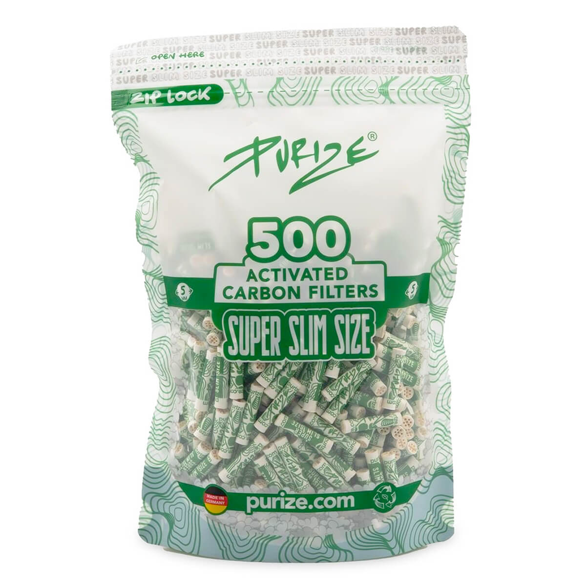500 filtros PURIZE de tamaño superfino