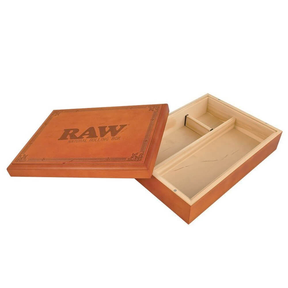 Caja de liar natural de madera RAW x RYOT