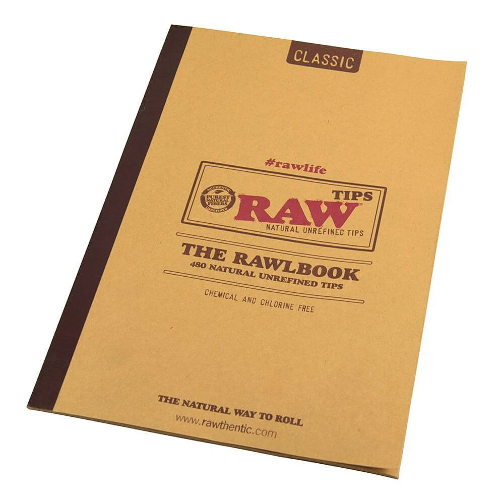 RAW Rawlbook 480 consejos naturales sin refinar en un libro