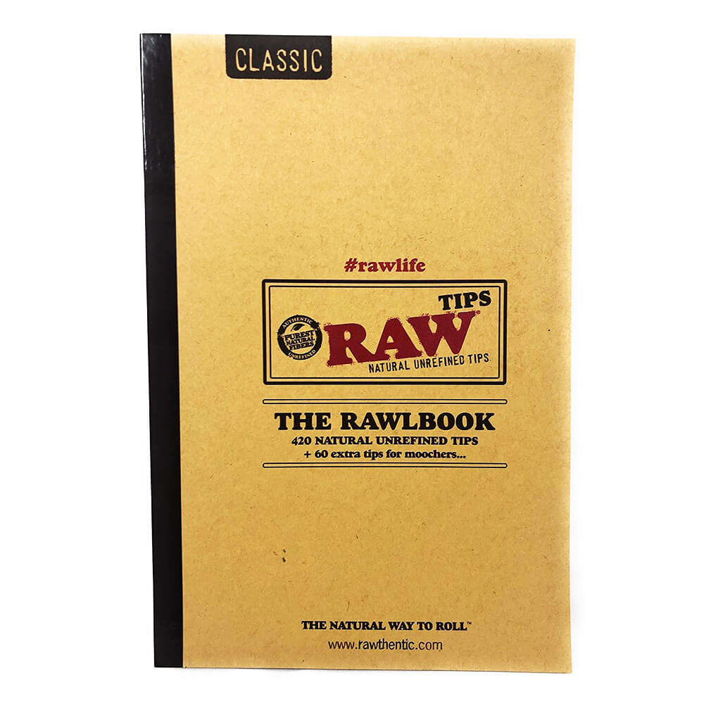 RAW Rawlbook 480 consejos naturales sin refinar en un libro