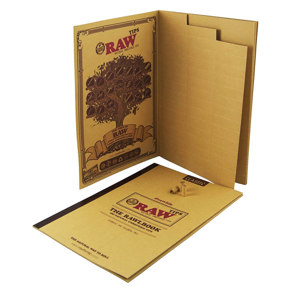 RAW Rawlbook 480 consejos naturales sin refinar en un libro