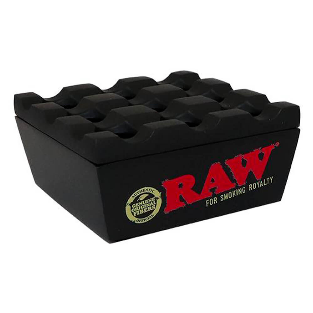 Cenicero negro de metal RAW Regal