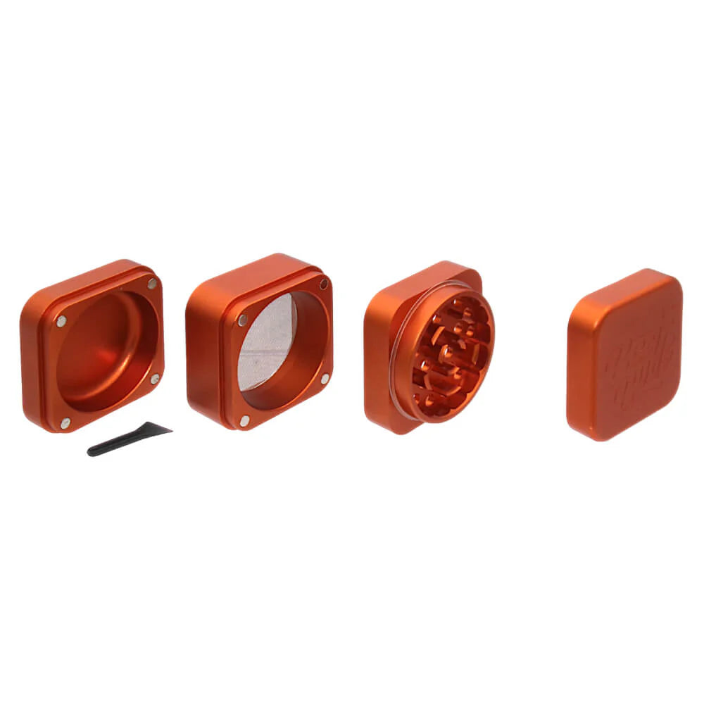 Best Buds "The Cube" Square Aluminium Grinder (50mm)