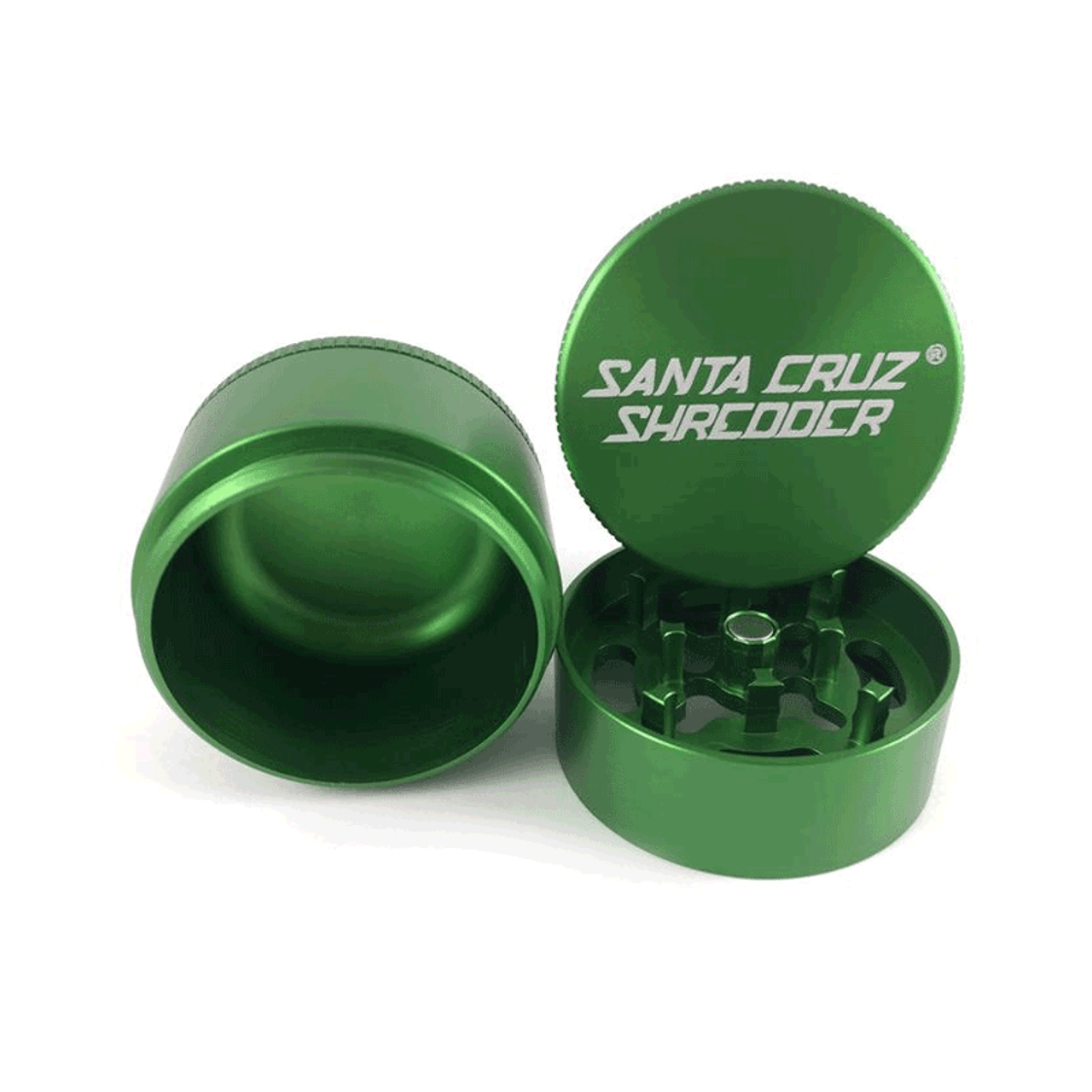 Santa Cruz Shredder - 3 piezas Grinder - 1 5/8 "Small-Gris