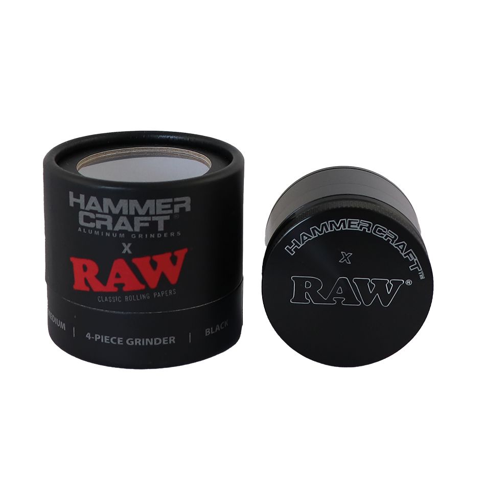 Martillo RAW Craft de aluminio mediano Grinder 4 piezas - 55 mm
