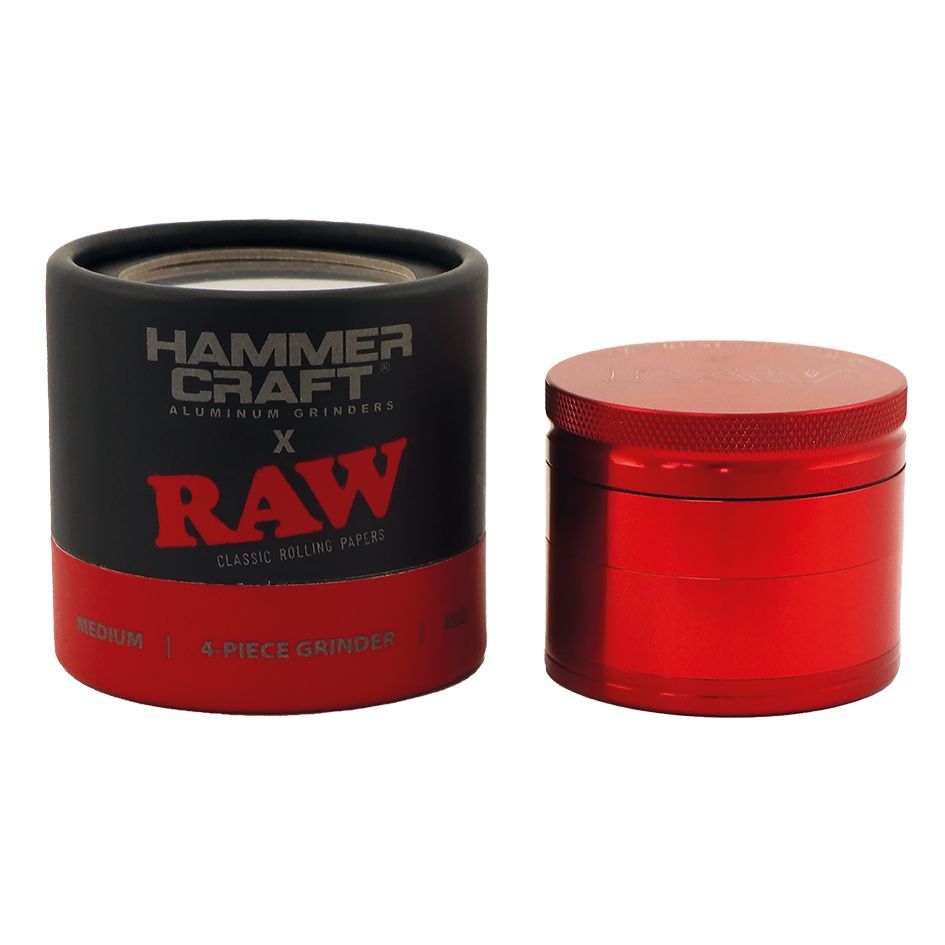 Martillo RAW Craft de aluminio mediano Grinder 4 piezas - 55 mm