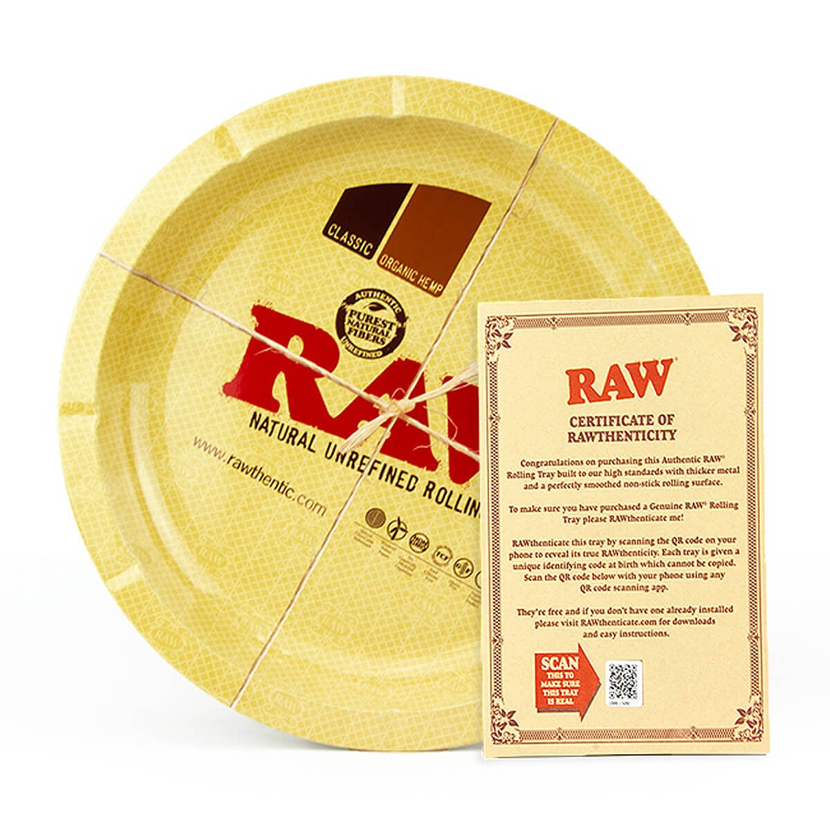 Bandeja redonda de metal RAW para liar (31 cm)